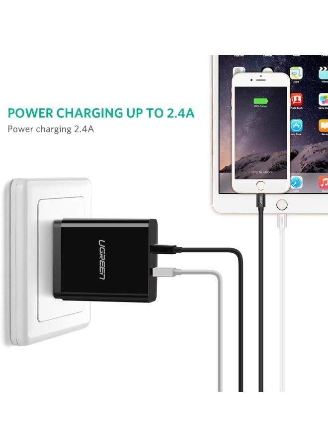 Ugreen USBA Male to - Lighting Male Cable Nickel Plating ABS Shell 2M - Image 3