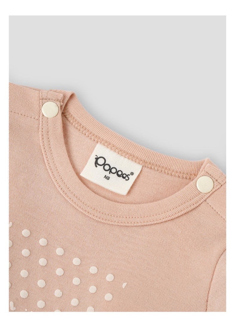 POPEES Half Sleeve Gils Tops for Newborn - Infant Clothing -Baby Girl T shirt - Image 3