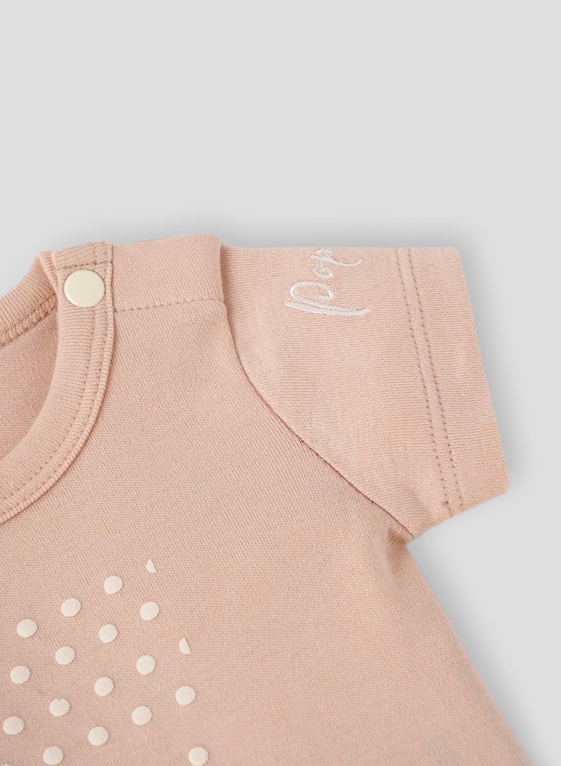 POPEES Half Sleeve Gils Tops for Newborn - Infant Clothing -Baby Girl T shirt - Image 4