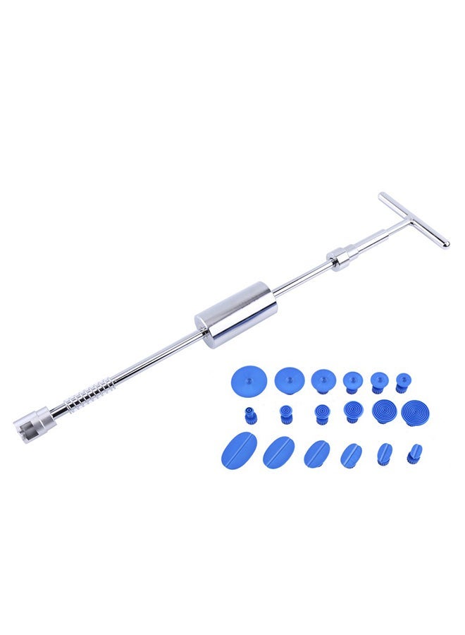 MUNTAQI 19-Piece Paintless Car Dent-Repair Tool Kit With T-Bar Slide Hammer - Image 1