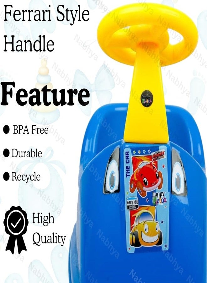 Zerya Ferrari Baby Potty Training Seat- Chair for Kids- Infant Potty Toilet Chair with Removable Tray & Closing Lid (Yellow) (Blue) - Image 5
