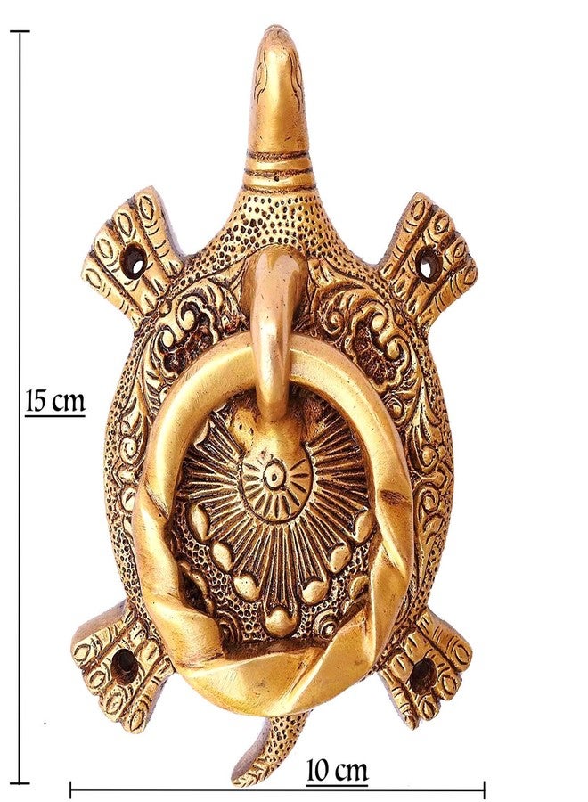 Kratidecor Fengshui Tortoise Style Decorative Brass Door Knocker - Image 3