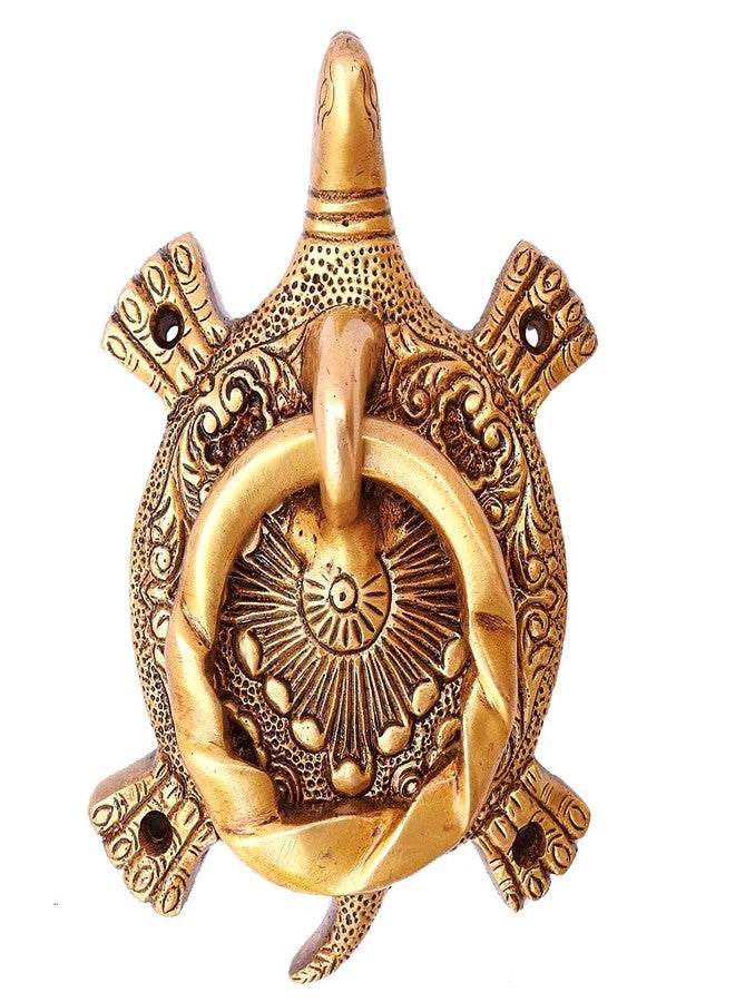 Kratidecor Fengshui Tortoise Style Decorative Brass Door Knocker - Image 1