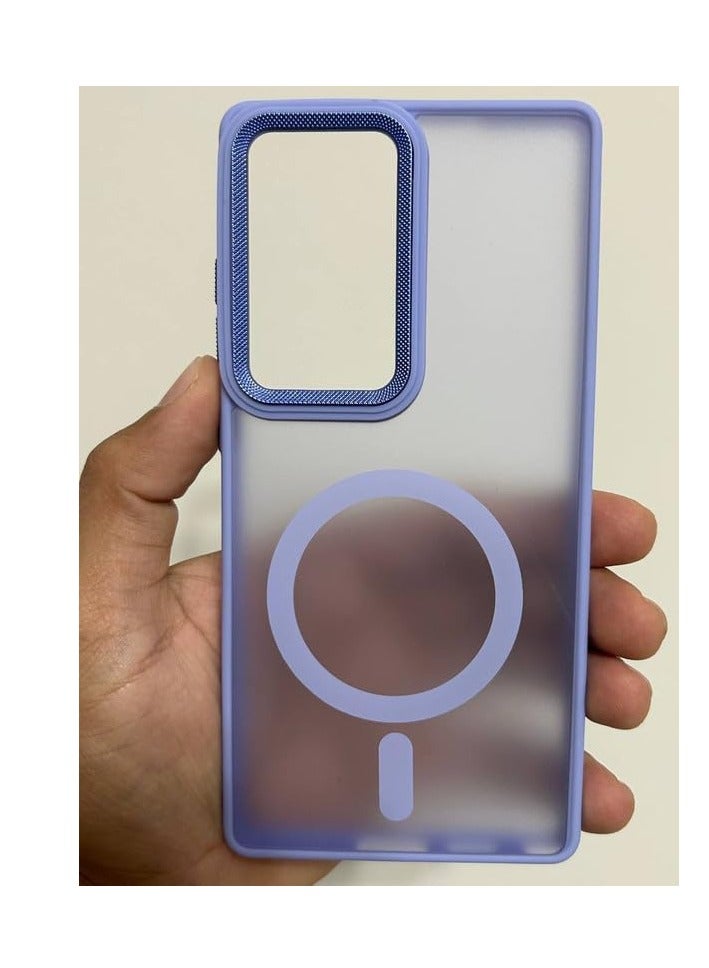 Case for  Case Samsung A55 5g Magnetic Translucent Matte Phone Cases [Compatible with MagSafe] Thin Slim Fit Shockproof Bumper Hard Protective Cover for Women Men Girls - Image 1