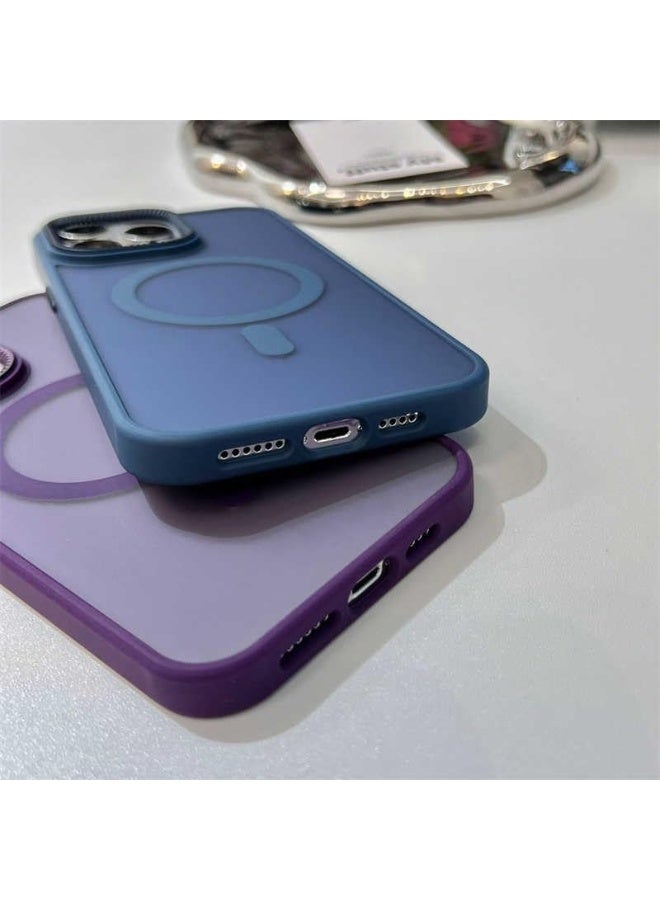 Case for  Case Samsung A55 5g Magnetic Translucent Matte Phone Cases [Compatible with MagSafe] Thin Slim Fit Shockproof Bumper Hard Protective Cover for Women Men Girls - Image 2