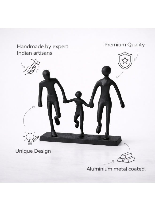 Handmade Black Family Figurine Decor Accessory - Image 4