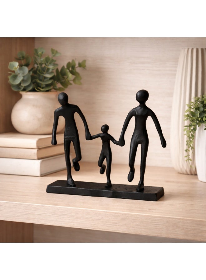 Handmade Black Family Figurine Decor Accessory - Image 1