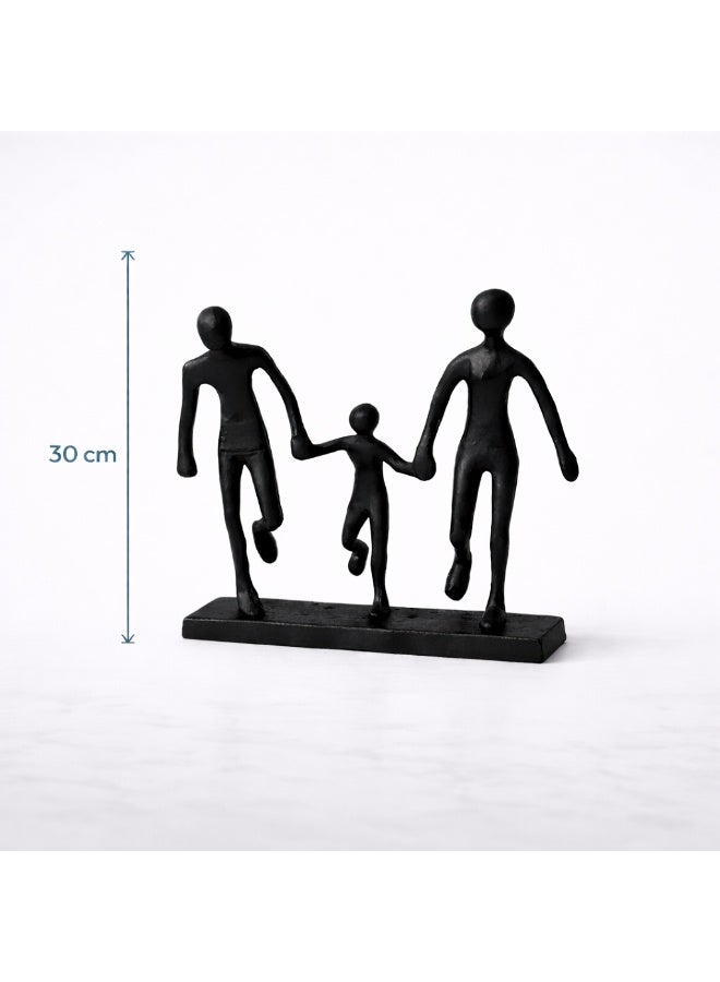 Handmade Black Family Figurine Decor Accessory - Image 3