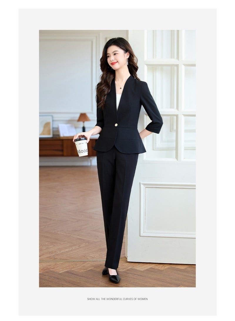 Shougu New Fashionable Casual Ms Suit Set  - Image 2