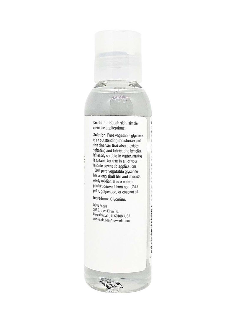 Now Foods Now Solutions, Vegetable Glycerin Oil 100% Pure 4 Fl. Oz. - Image 2