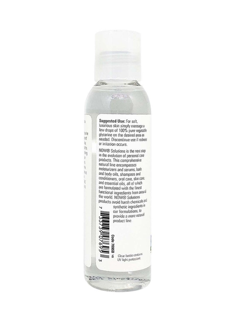 Now Foods Now Solutions, Vegetable Glycerin Oil 100% Pure 4 Fl. Oz. - Image 3