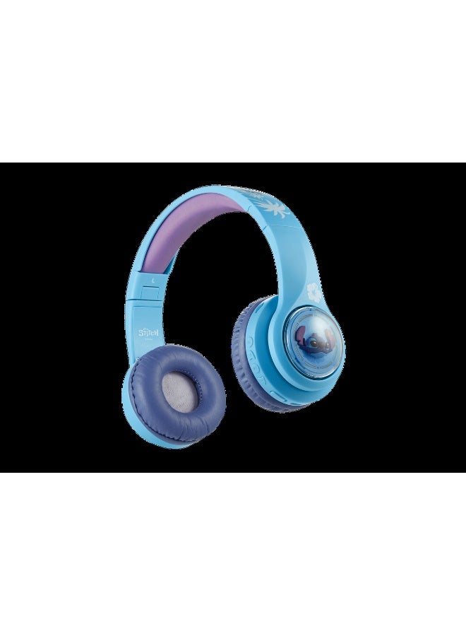 SMD Disney Stitch 3D Bluetooth Headphones | Wireless kids headphones with 3D Stitch design, Bluetooth connectivity, soft cushions, adjustable fit, and immersive sound experience - Image 1