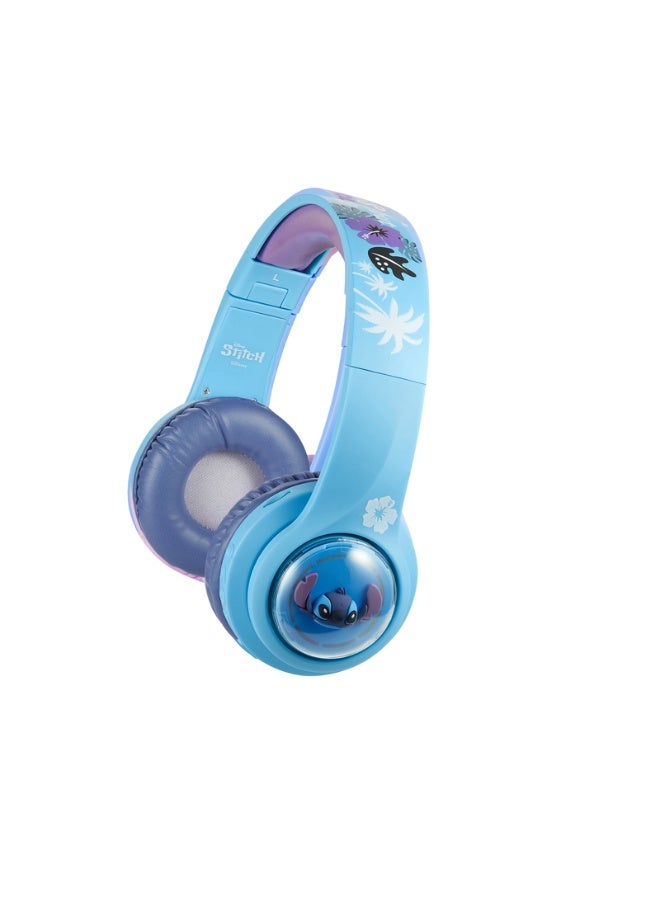 SMD Disney Stitch 3D Bluetooth Headphones | Wireless kids headphones with 3D Stitch design, Bluetooth connectivity, soft cushions, adjustable fit, and immersive sound experience - Image 4