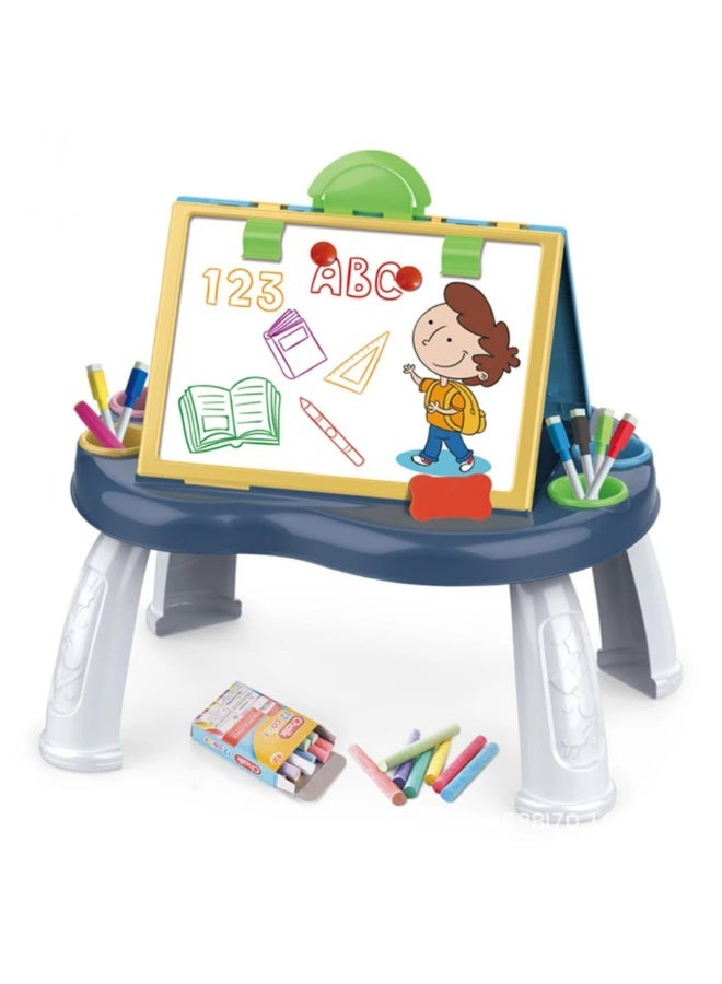 Double-Sided Educational Board for Kids (Magnetic + Chalkboard) - Image 2