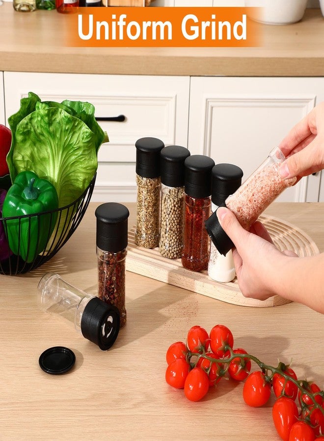 Ferrochef 30 Pcs Plastic Salt and Pepper Grinder Set Refillable Pepper Mill 3.4 oz Small Spice Bottle Clear Salt and Peppermill Shakers Manual Salts Grinders for Peppermill, Salts and Spices - Image 4