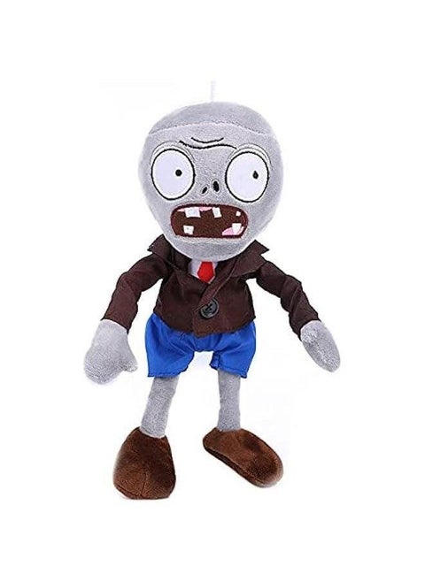 12 PVZ Plush Zombies Brown Coat Toys Normal 1 2 Stuffed Soft Doll Gray New
