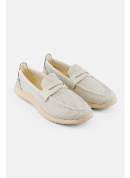 COLE HAAN Women Slip On Casual Shoes, Ivory  - Image 1