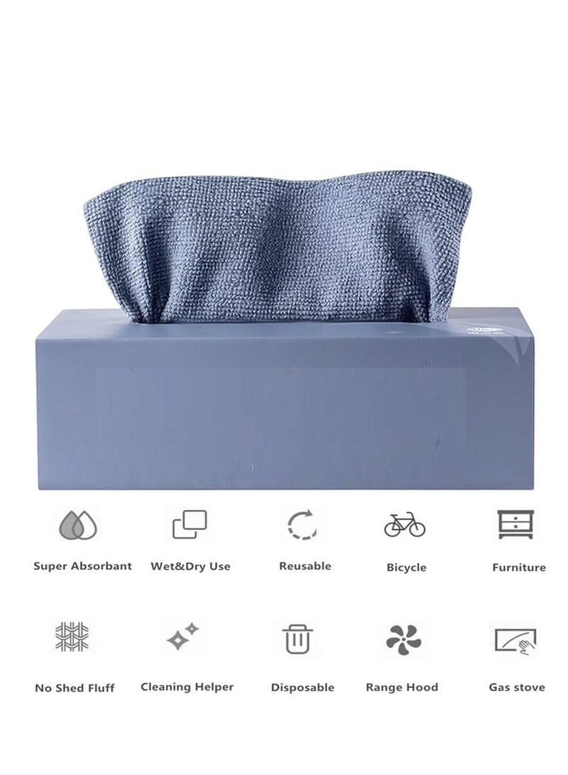 20 Sheets Disposable Cleaning Cloths Cleaning Towels Microfiber Size 20*20 - Image 3