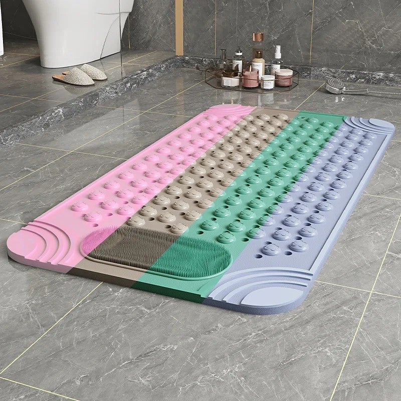 Y&D Modern Thickened PVC Anti-Slip Bath Mat - Machine Made, Anti-Drop, Massage Feature Bathroom Floor Mat for Household - Image 2