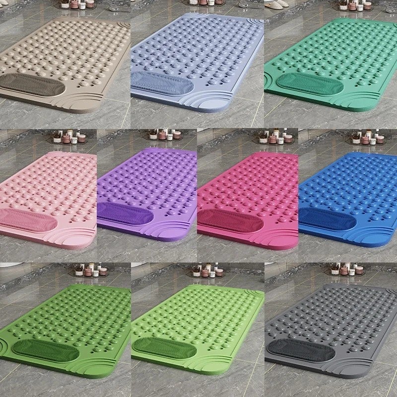 Y&D Modern Thickened PVC Anti-Slip Bath Mat - Machine Made, Anti-Drop, Massage Feature Bathroom Floor Mat for Household - Image 4