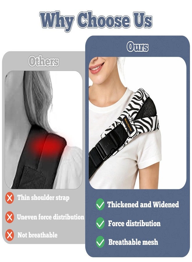AXEARTE Baby Sling Carrier for Toddler 12-45 Lbs, Lightweight Hip Support Baby Sling with Safety Snap Buckle, Adjustable Shoulder Strap, One Size Fits All Parents, for Travel, Shopping & Daily Use (Black) - Image 4