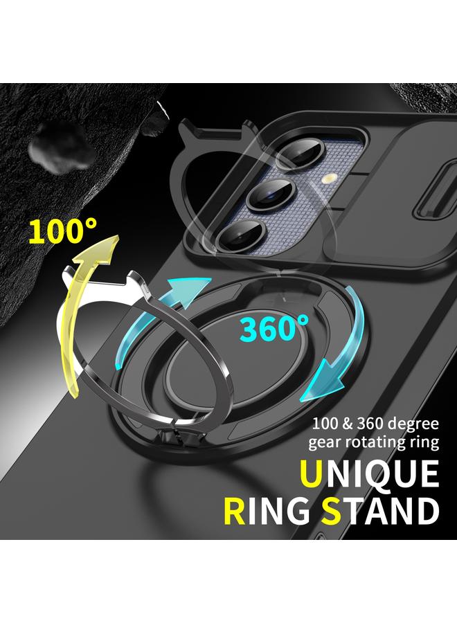 S-TOP Case For Samsung Galaxy A54 5G Sliding Camshield Ring Holder Phone Case - Image 3