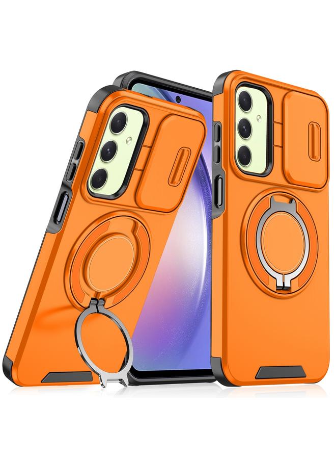 S-TOP Case For Samsung Galaxy A54 5G Sliding Camshield Ring Holder Phone Case - Image 1