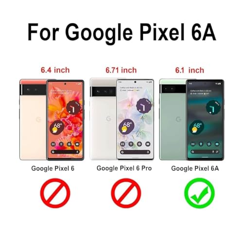 RIGGEAR Crystal Clear Hybrid Transparent Google Pixel 6A Back Cover Case (Clear Transparent TPU+PC) - Image 2