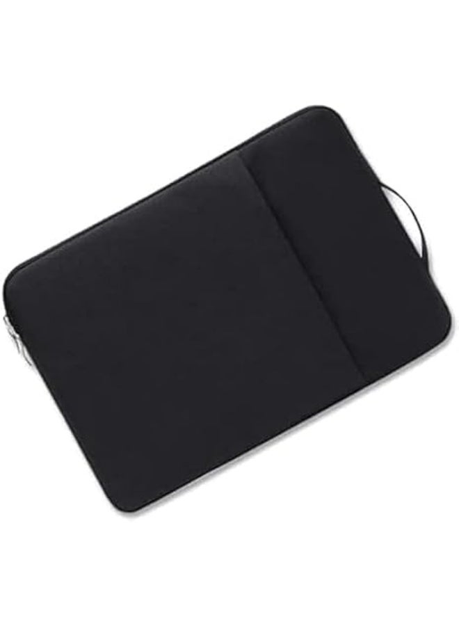 13-Inch Water-Resistant Padded Laptop Bag Sleeve in Black - Image 2