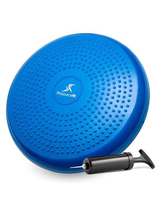 ProSourceFit Core Balance Disc Trainer, 14” Diameter with Pump for Improving Posture, Fitness, Stability - Image 1