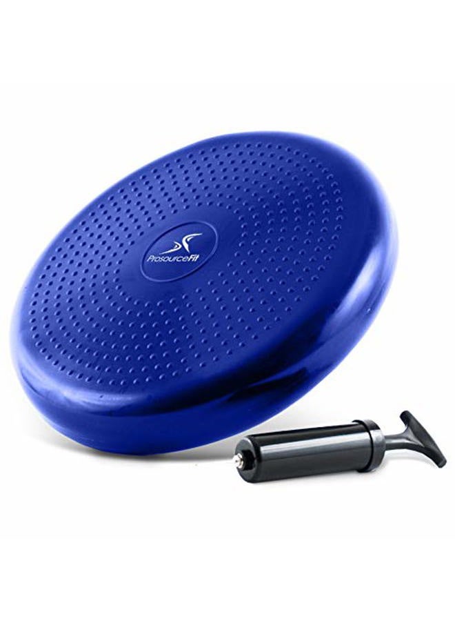 ProSourceFit Core Balance Disc Trainer, 14” Diameter with Pump for Improving Posture, Fitness, Stability - Image 4