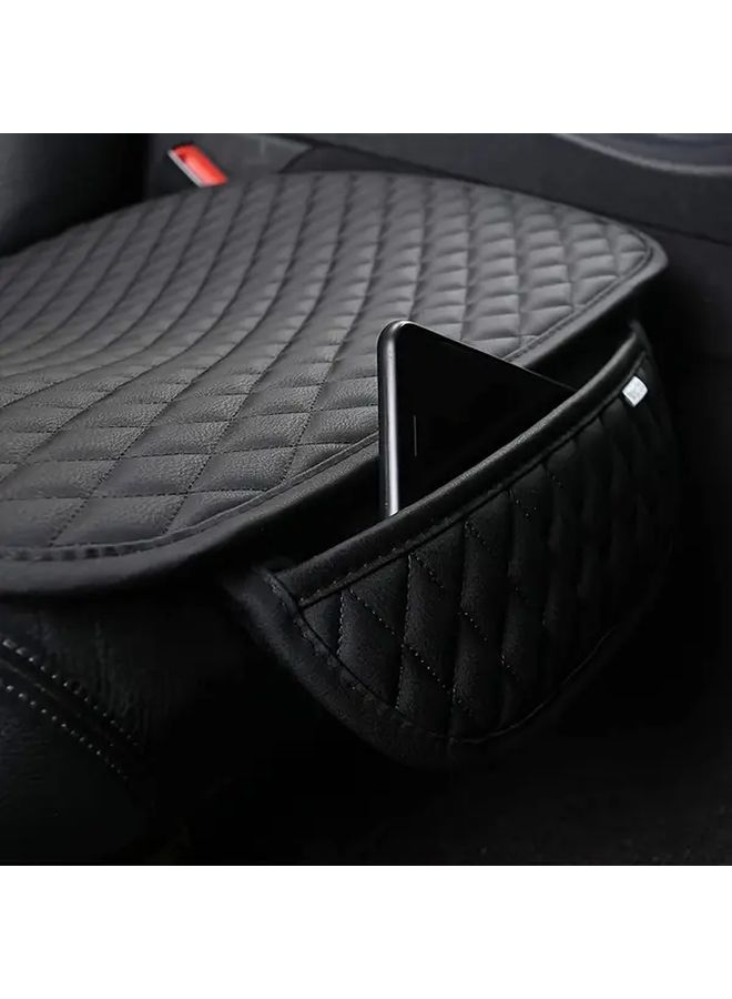 Black Linen Car Covers Rear Covers - Image 3