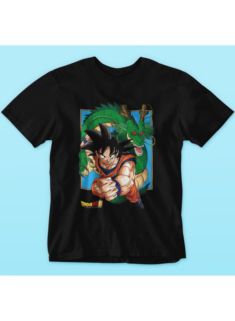 ZOOM Dragon Ball Character Goku T-Shirt Desing For Kids