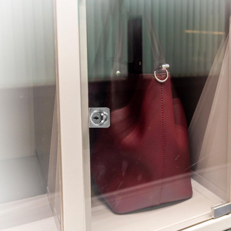 Glass Cabinet Lock Sliding Door Security Lock Anti Theft Alloy For Furniture Store - Image 5