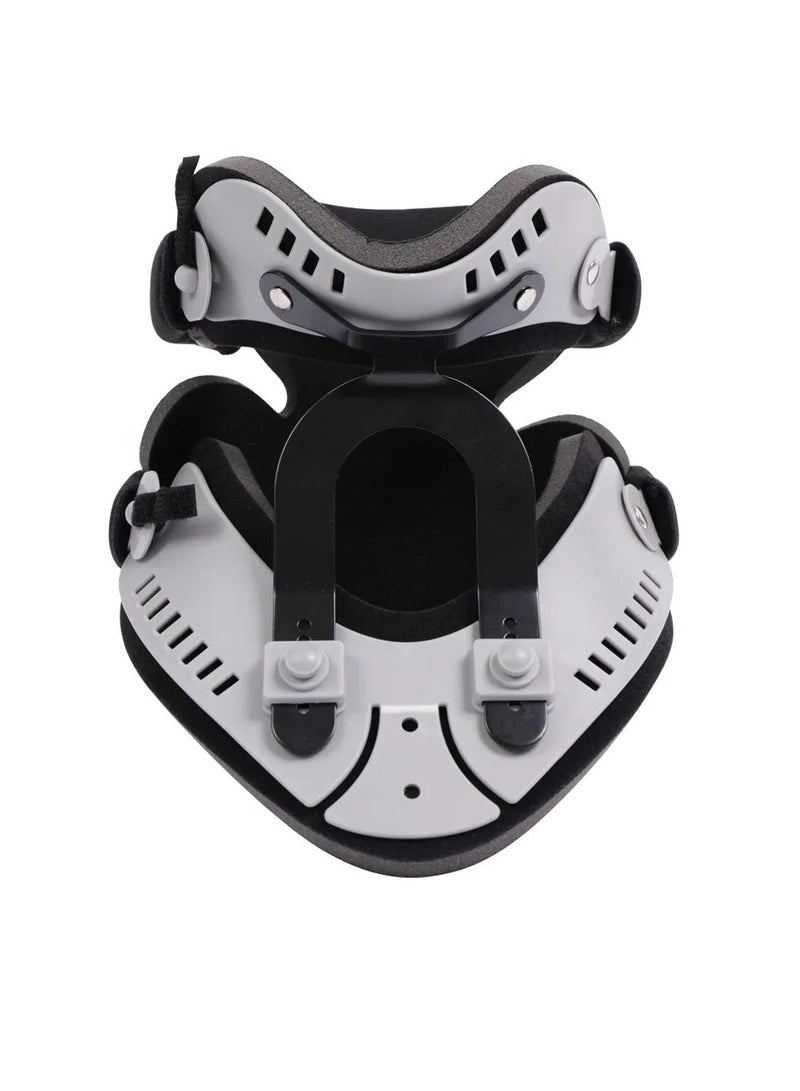 AROAQ Neck Brace Support,  Adjustable Cervical Collar, Comfortable Fixable Neck Posture Corrector, Neck Pain Spine Pressure Traction Device For Neck Pain Posture Support, (1pc, Grey) - Image 1