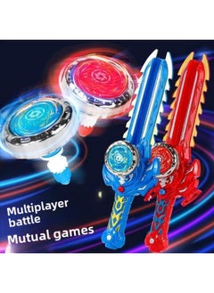 Generic Luminous Sword-Shaped Style Top Toy Children's Alloy Spin Tuo Vs. Boys And Girls Langrisser Launcher Sword God Spin Tuo-Color:[ring Tao Dragon King] One Sword And One Top-Specifications:[Customers Are Instantly Reduced] Highly Recommended  - Image 3