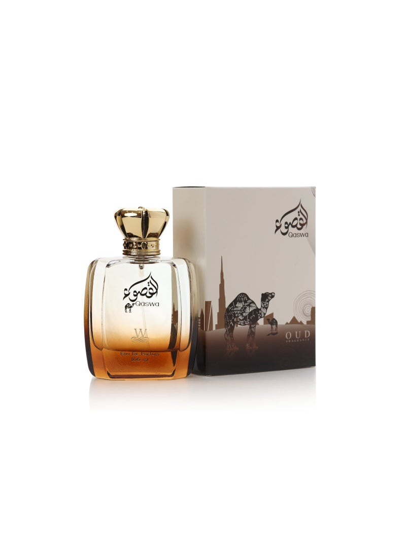 WORLD GOLDEN PERFUMES World Golden Perfumes Qaswa Eau De Parfum – 100ml Natural Spray  - Image 1