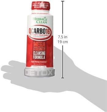 Herbal Clean QCarbo16 SameDay Premium Detox Drink Tropical Flavor 16 Fl Oz - Image 4