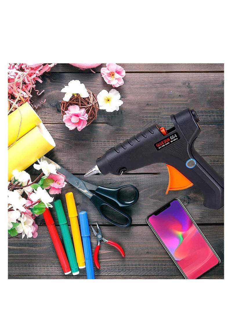 ROBUSTLINE Robustline High Quality - BIG SIZE (Glue Gun 60W with Glue Sticks 25Pcs (11mm))… - Image 2