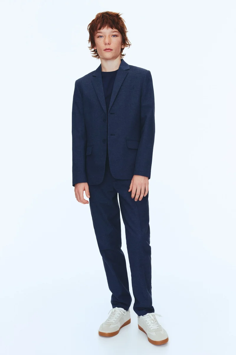 اتش اند ام بدلة من مزيج الكتان