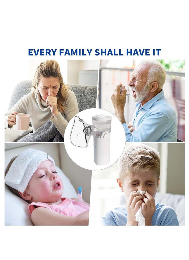 Generic - Mesh Nebulizer Wireless Portable 3 Modes Kids/Adults Use Ultrasonic Handheld Nebulizer Rechargeable - Image 1