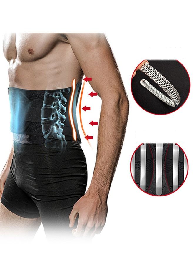 Ant Lumbar Lower Back Brace,Abdominal training belt for Women& Men, Breathable Stabilizing Waist Lumbar Lower Back Brace Support Belt for Sciatica Herniated Disc Scoliosis Back Pain Relief  - Image 4