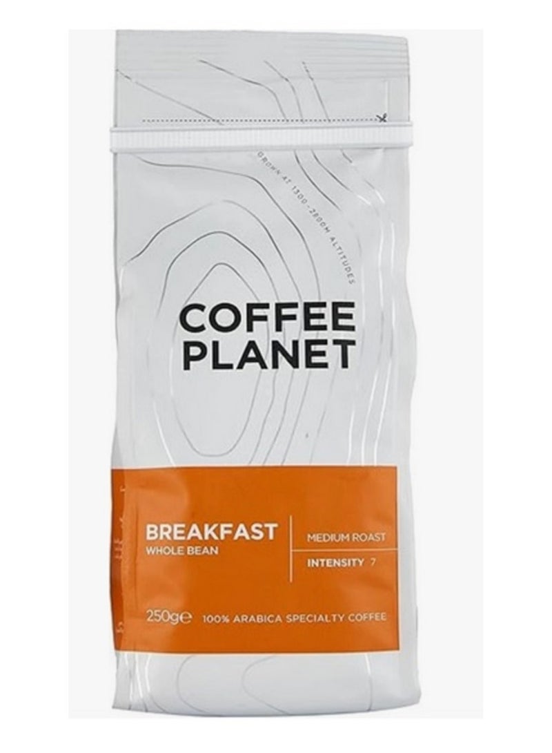 Coffee Planet Coffee Planet Breakfast Specialty Coffee Whole Beans - 250G 