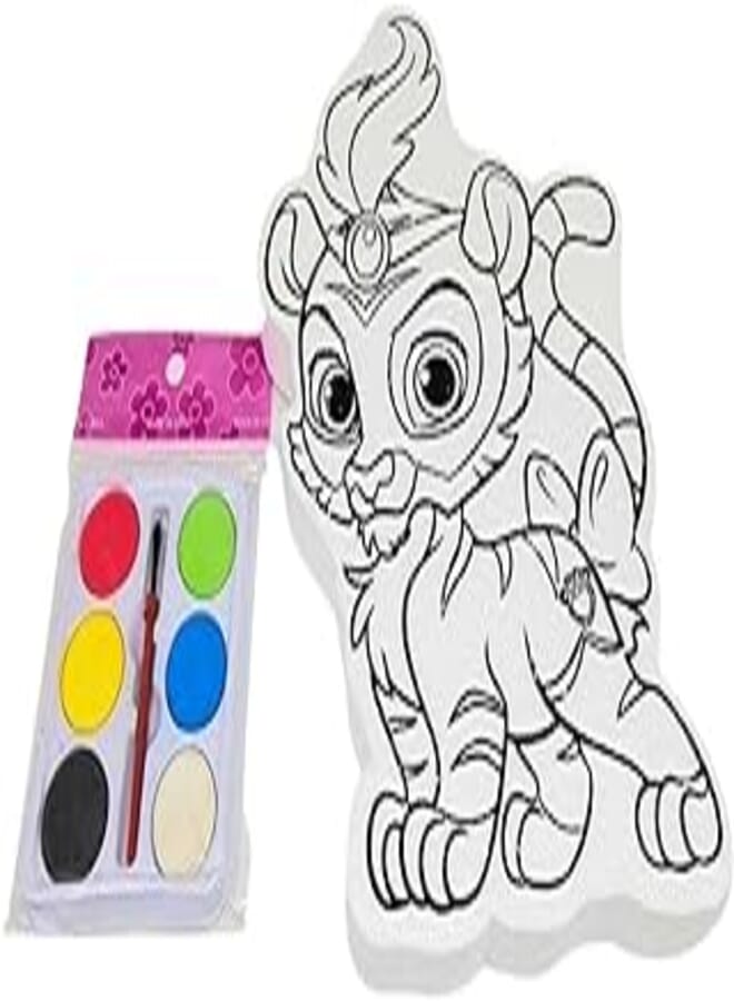 1 Pc Feline, a little lion, to color for children 