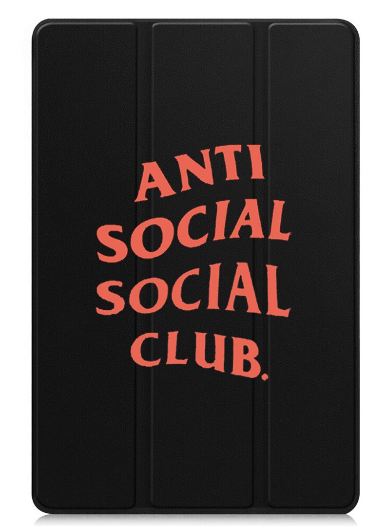 Theodor Protective Flip Case For Xiaomi Redmi Pad Pro (2024) With Trifold Stand Auto Wake Sleep Shockproof Cover Anti social social club  - Image 1