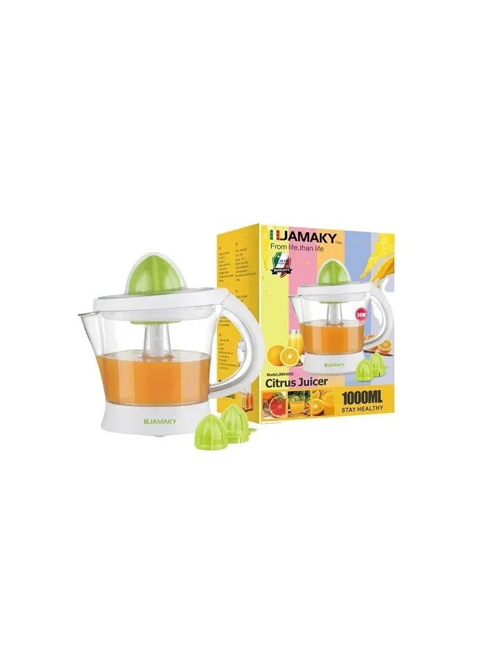 JAMAKY Italy Jamaky, Citrus Juicer 1000 ml 50W  - Image 1
