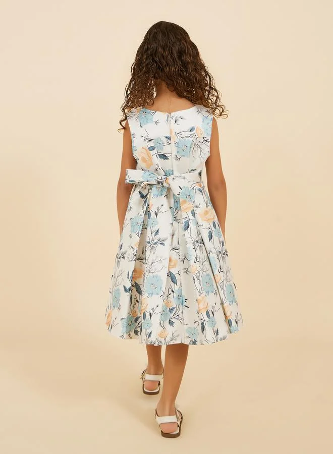Styli Floral Print Dress