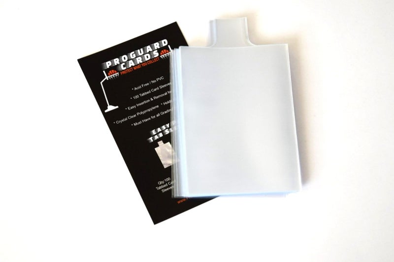ProGuard Cards Tabbed Card Sleeves 5pks with Easy Pull Tab for Top Loaders & Semi Rigid Holders 500 Sleeves - Image 2