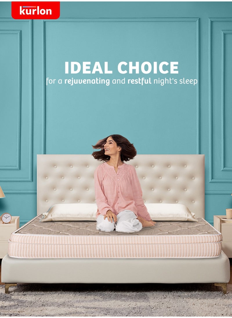 Kurlon Kurl-On OrthoMagic Elite Mattress|Orthopedic Hybrid Mattress withNatural Latex, Rubberized Coir and HR Foam Layers|King Size Mattress | 200Lx180Wx20H Cms | 10 Years Warranty  - Image 5