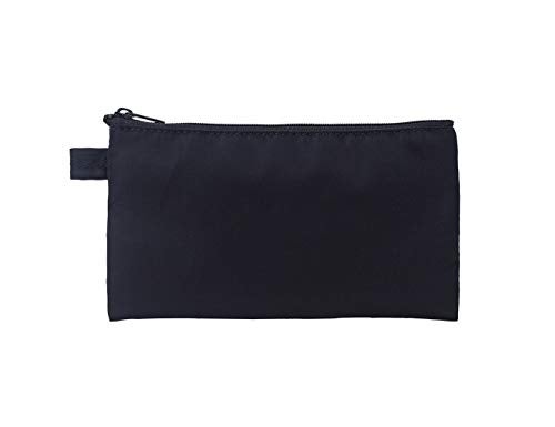 YONBEN Money Bank Deposit Bag with Zipper Lightweight Money Holder Nylon Waterproof Coin Change Bag Black5 - Image 1